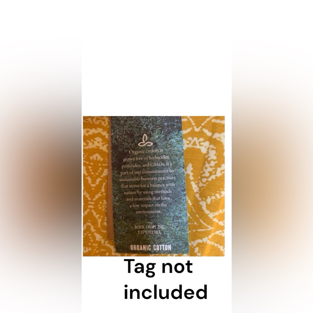 Prana Skye Marigold Maxi Dress Organic Cotton Halter Keyhole XS Boho - Picture 7 of 7